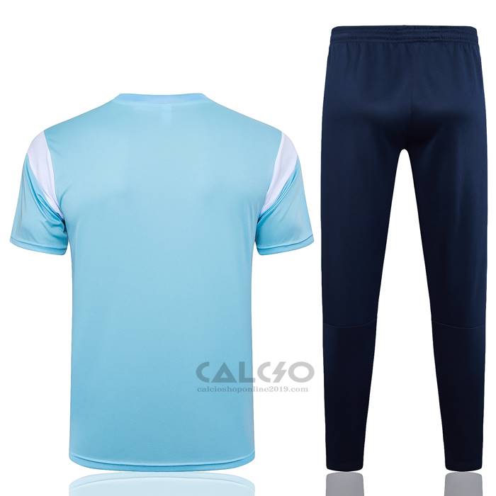 Tuta da Track Manchester City Manica Corta 2023-2024 Blu